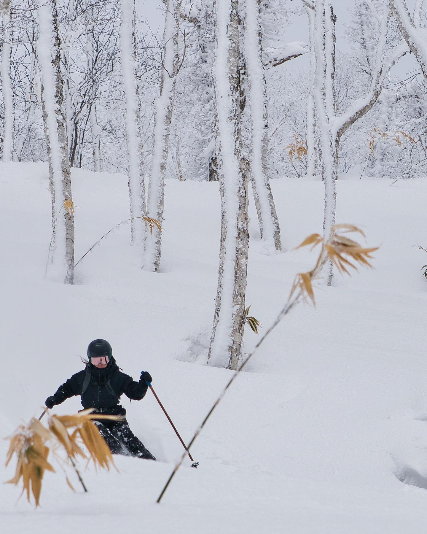 The more you improve the more confident you'll feel in challenging conditions
