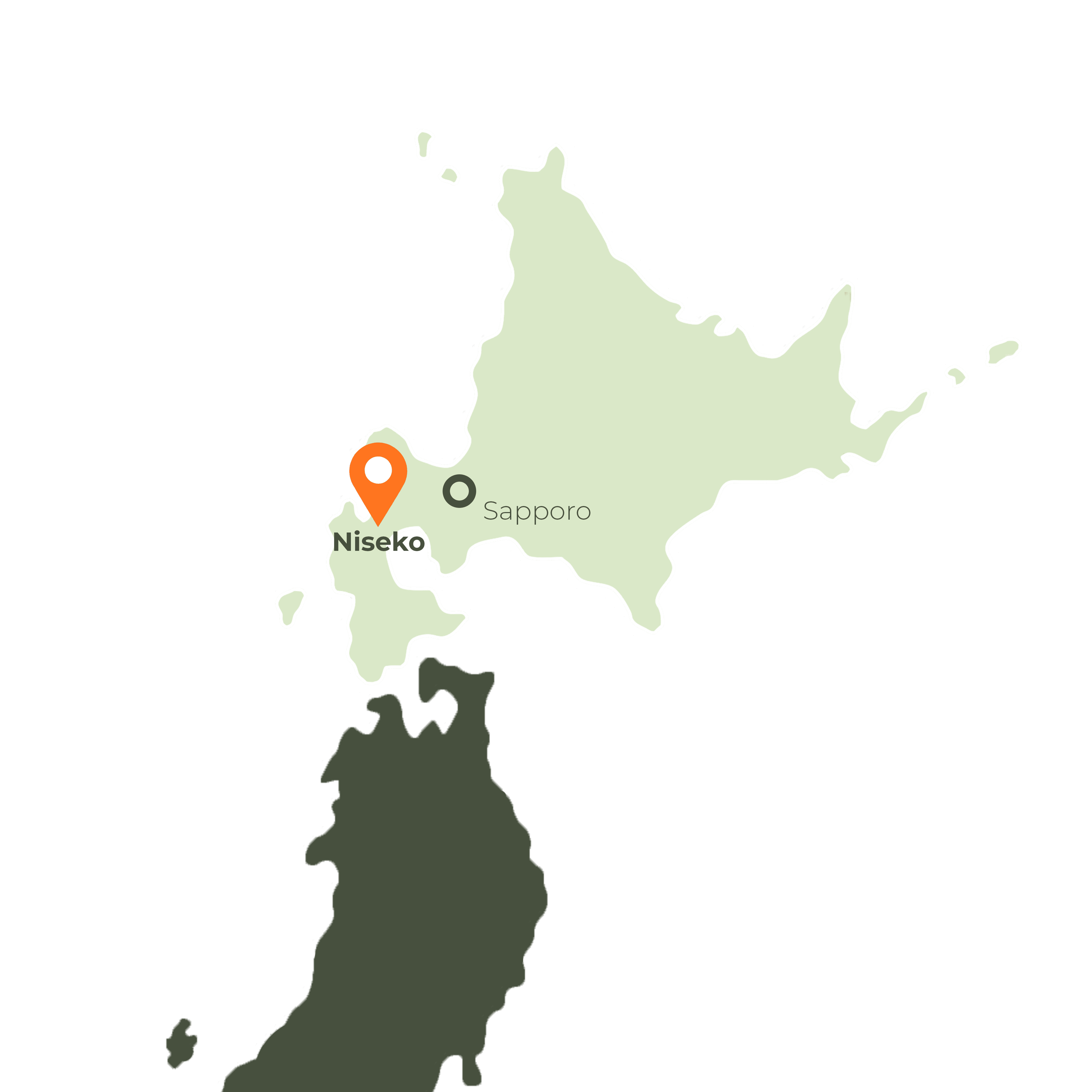 A map of Niseko