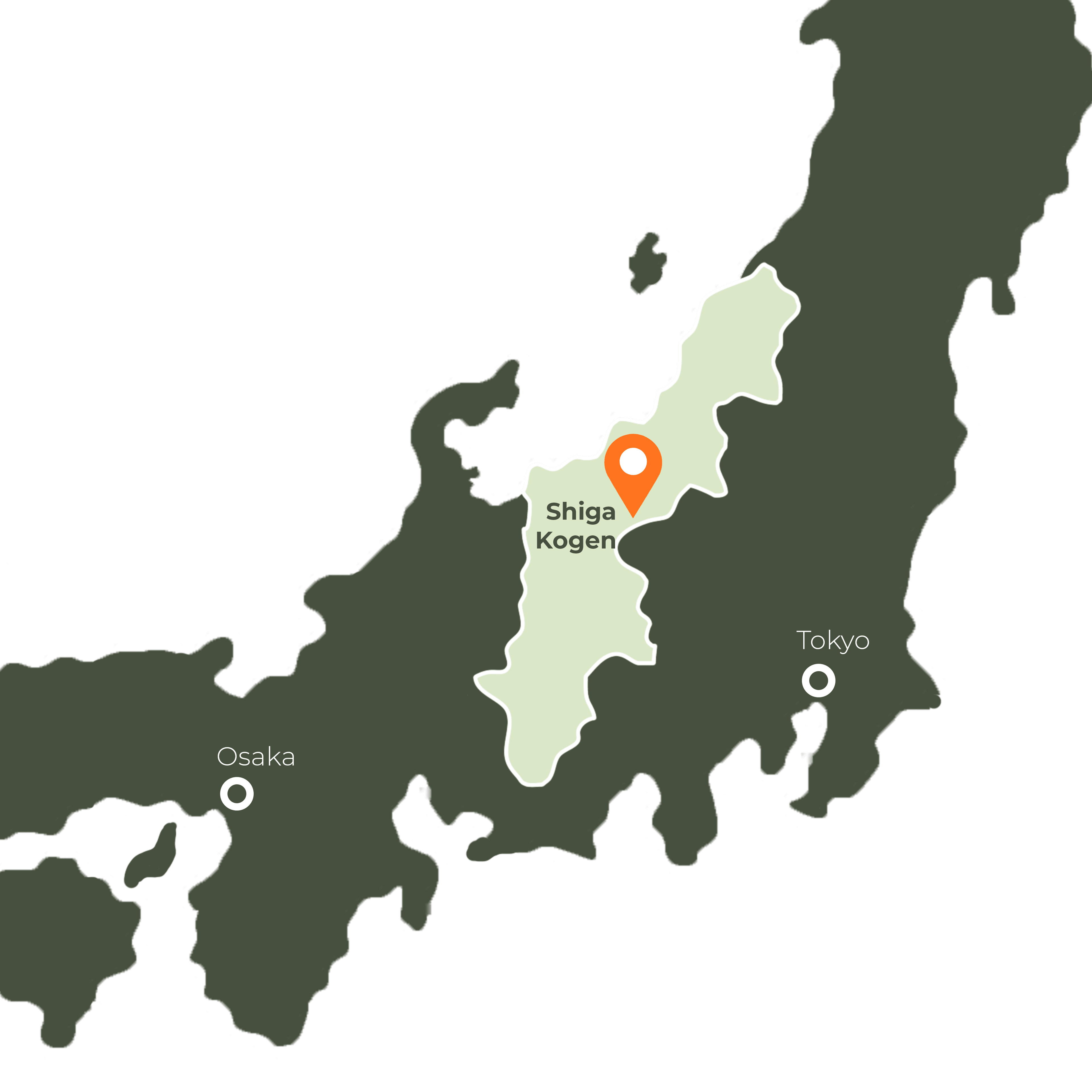 Map of Shiga Kogen